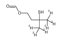 3-Mercapto-3-methylbutyl-d6 Formate Structure