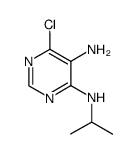 6-氯-N4-(1-甲基乙基)-4,5-嘧啶二胺结构式