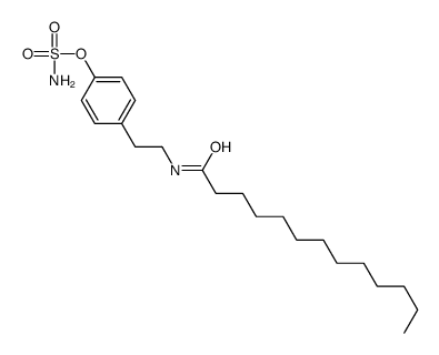 (4-O-sulfamoyl)-N-tridecanoyl tyramine结构式