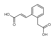 3-(2-carboxymethylphenyl)acrylic acid结构式