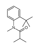 N-(2-tert-butylphenyl)-N,2-dimethylpropanamide结构式