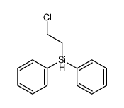 2-chloroethyl(diphenyl)silane结构式