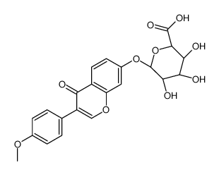 甲九丁亭 7-O-β-D-葡萄糖醛酸苷结构式