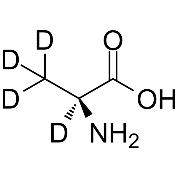 L-Alanine-d4 structure