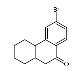 6-bromo-2,3,4,4a,10,10a-hexahydrophenanthren-9(1H)-one Structure