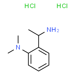 2-(1-氨基乙基)-N,N-二甲基苯胺二盐酸盐结构式