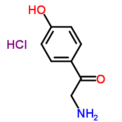 2-氨基-4'-羟基苯乙酮盐酸盐结构式