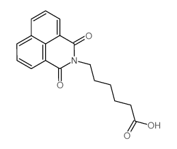 6-(1,3-DIOXO-1H-BENZO[DE]ISOQUINOLIN-2(3H)-YL)HEXANOIC ACID结构式
