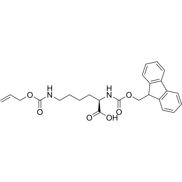 Fmoc-D-Lys(Aloc)-OH structure