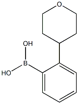 2-(4-Tetrahydropyranyl)phenylboronic acid结构式