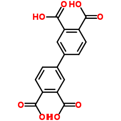 3,3',4,4'-Biphenyltetracarboxylic acid Structure