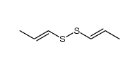 trans,trans-dipropenyldisulfane Structure