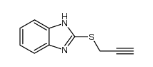 1H-Benzimidazole,2-(2-propynylthio)-(9CI) Structure