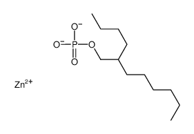 zinc,2-butyloctyl phosphate Structure
