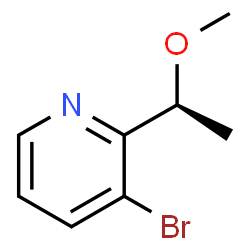 (S)-3-Bromo-2-(1-methoxyethyl)pyridine Structure