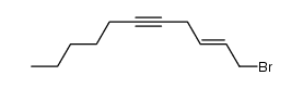 (E)-1-bromoundec-2-en-5-yne结构式