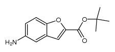 tert-butyl 5-amino-1-benzofuran-2-carboxylate Structure