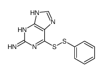 6-(phenyldithio)-1H-purin-2-amine结构式