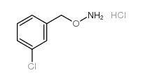 O-[(3-Chlorophenyl)methyl]hydroxylamine hydrochloride structure