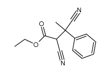 2,3-dicyano-3-phenyl-butyric acid ethyl ester结构式