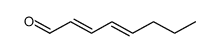 (2E,4E)-2,4-辛二烯醛结构式