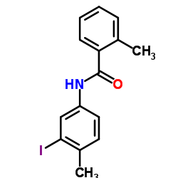 N-(3-Iodo-4-methylphenyl)-2-methylbenzamide结构式