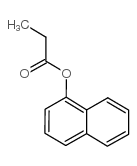 丙酸-1-萘酯结构式