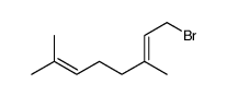 1-bromo-3,7-dimethylocta-2,6-diene Structure