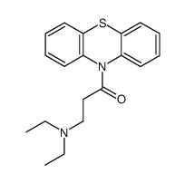 10-[3-(N,N-Diethylamino)propionyl]-10H-phenothiazine Structure