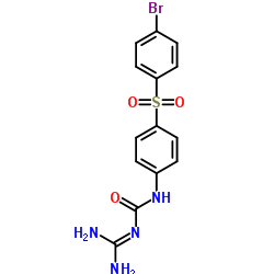 1-{4-[(4-Bromophenyl)sulfonyl]phenyl}-3-(diaminomethylene)urea结构式
