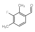 2,4-二甲基-3-氟苯甲醛结构式