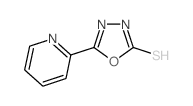 5-(吡啶-2-基)-1,3,4-噁二唑-2-硫醇结构式