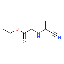 Glycine, N-(1-cyanoethyl)-, ethyl ester (9CI)结构式