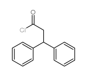 3,3-diphenylpropanoyl chloride结构式