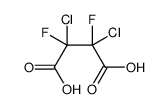2,3-dichloro-2,3-difluorobutanedioic acid Structure