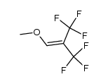 1-methoxy-2-trifluoromethyl-3,3,3-trifluoropropene结构式