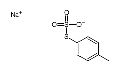 4-tolylthiosulfuric acid Structure