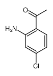 1-(2-氨基-4-氯苯基)乙酮结构式