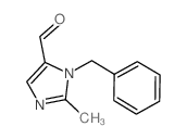 1-苄基-2-甲基-1H-咪唑-5-甲醛结构式