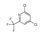 2,4-二氯-6-(三氟甲基)吡啶结构式