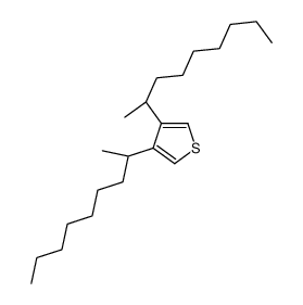 3,4-bis[(2S)-nonan-2-yl]thiophene Structure