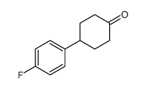 1-(4-氟-苯基)-4-环己酮结构式