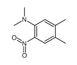 4,5,N,N-tetramethyl-2-nitro-aniline结构式