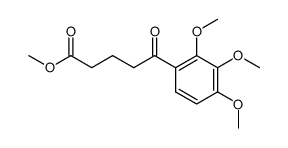 5-(2,3,4-trimethoxy-phenyl)-5-oxo-pentanoic acid methyl ester Structure