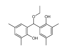 6,6'-(ethoxymethylene)bis(2,4-dimethylphenol)结构式