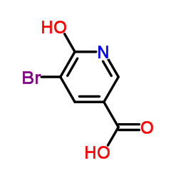 5-Bromo-6-hydroxynicotinic acid structure