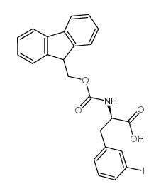 Fmoc-D-3-碘苯丙氨酸结构式