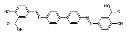 diphenyl-4,4'-bis-(-salicylic acid)结构式