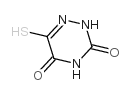 6-MERCAPTO-1,2,4-TRIAZINE-3,5(2H,4H)-DIONE structure