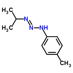 1-异丙基-3-对甲苯基三氮烯结构式